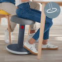 Active Sit-Stand Stool Ergo Cosy Ve.Grey