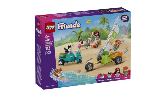 LEGO Friends Surfikoerad ja motorolleriseiklus
