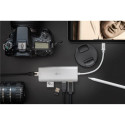 Dokkimisjaam GOOBAY USB-C - HDMI 4K@30Hz / 2xUSB-A / USB-C / RJ45 / SD
