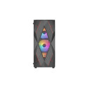 Case AeroCool Volcan Black Mid Tower RGB