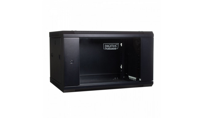 Digitus server cabinet wall mount 19 6U 368/600/450mm, black (RAL 9004)