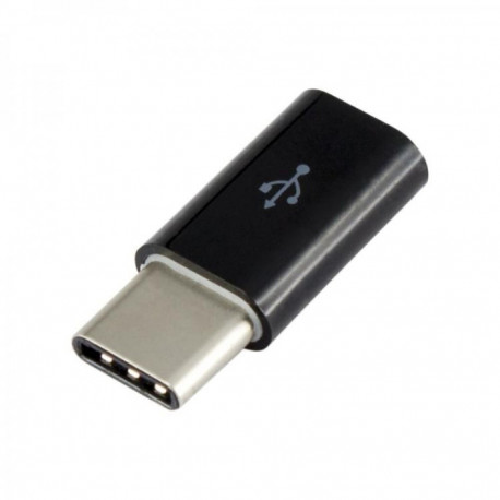 Sbox  Micro USB 2.0 F. -  TYPE C M. black AD.USB-C B