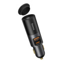 Baseus Share Together Fast Charge Car Charger with Cigarette Lighter Expansion Port, 2x USB, 120W (G