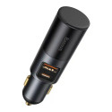 Baseus Share Together Fast Charge Car Charger with Cigarette Lighter Expansion Port, 2x USB, 120W (G