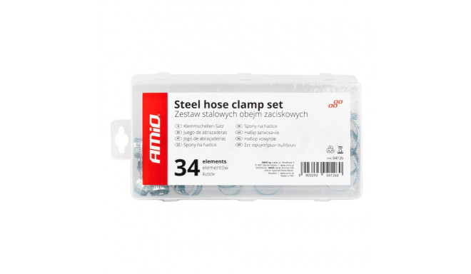 Klambrite komplekt metall 34 tk