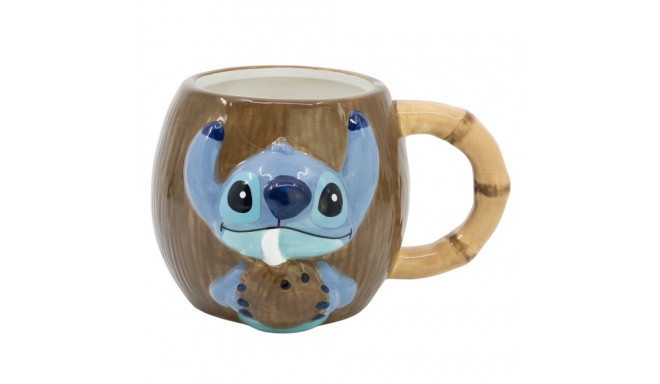 Disney Stitch - Kubek ceramiczny 3D w pudełku prezentowym z kolekcji Coconut 325 ml