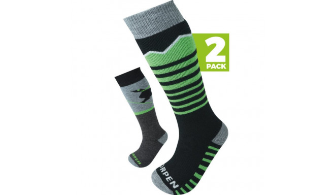 Ki S2KNE Merino Ski Eco Green sokid 2 paari - S