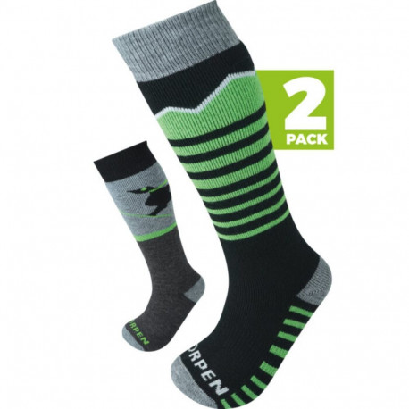 Ki S2KNE Merino Ski Eco Green sokid 2 paari - L