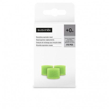 Suavinex ninaaspiraatori varukäsnad ühekordselt kasutatavad 12u