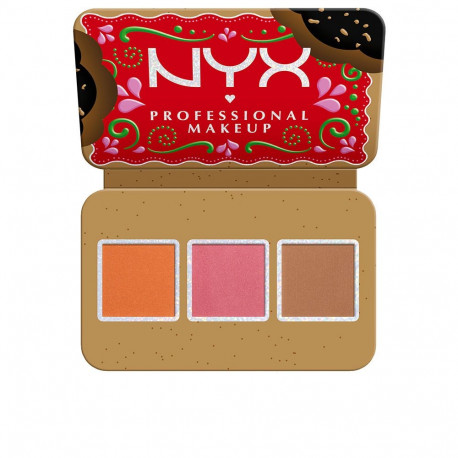 NYX PROFESSIONAL MAKE UP BUTTERMELT PALETTE bronceador y colorete #Light/Medium 12 gr