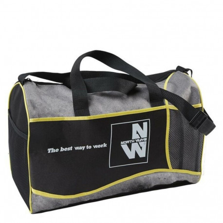 Sports bag North Way 10090, black/yellow, one size