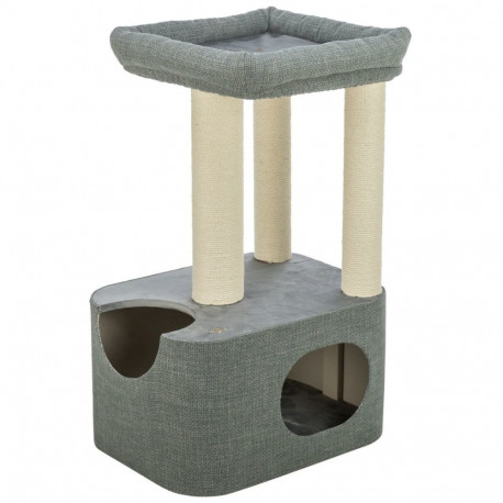 Viviana Scratching tree, square, 86 cm, blue grey