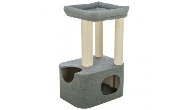 Viviana Scratching tree, square, 86 cm, blue grey