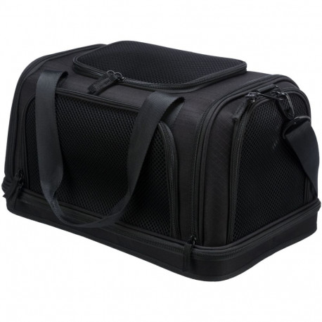 Plane airline carrier, 28 × 25 × 44 cm, black