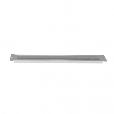 19" FREE-STANDING (FF01 WITH LCD PANEL) CABLE ENTRY BRUSH PANEL GREY LANBERG AK-1106-S
