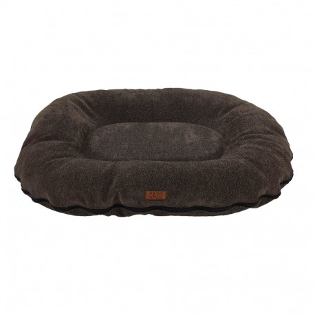 Cazo Oval Bed Reda pruun pesa koertele 75x100x15 cm