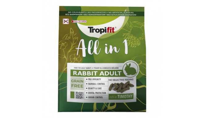 Tropifit All in 1 täissööt täiskasvanud jänestele 1,75kg