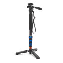 3 Legged Thing Punks Taylor 2.0 Monopod Kit w/wrist strap & DOCZ2 Foot Stabilizer Blk w/Blue