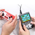 GameBox R2 8bit Kaasaskantav Retro Mängukonsool 400 mänguga 3'' LCD 1x Puldiga TV RCA kaabel Must