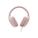 LOGITECH Zone Vibe 100 Headset full size Bluetooth wireless rose