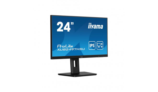 iiyama XUB2497HSU-B2 24-tolline IPS FHD 100Hz Adaptive Sync 300cd/m2 1ms HDMI DP 2xUSB 2.0 kõlarid 1