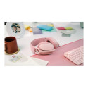 LOGITECH Zone Vibe 100 Headset full size Bluetooth wireless rose