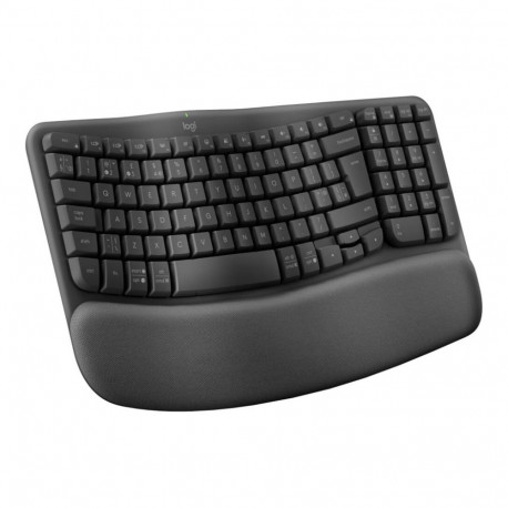 Logitech klaviatuur Wave Keys ärikasutuseks (US) INT 2.4GHZ/BT INTNL-973, grafiit