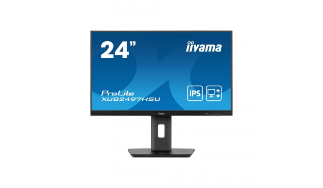 IIYAMA XUB2497HSU-B1 24-tolline IPS FHD 250cd/m2 1ms HDMI DP USB (P)