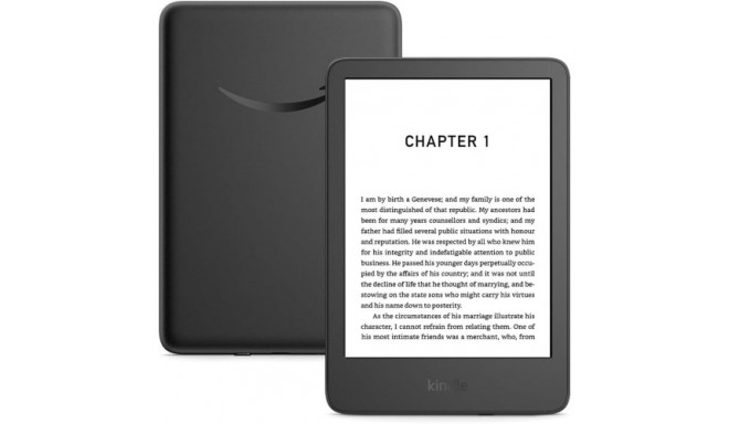 Amazon Kindle eBook Reader 6'' 300ppi, 16GB, Without Ads, Black