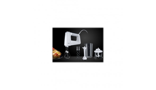 Braun MultiMix 3 käsimikser HM 3135 WH 500 W 5 kiirust turbo režiim valge