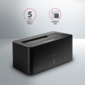 AXAGON USB 3.0-1x SATA 6G Kõvaketta Docking Station, Must ADSA-SN