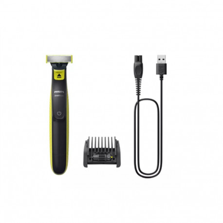 Philips QP2724|20 OneBlade habemeajaja|trimmer näole must|roheline