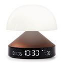 Lexon Mina Sunrise Alarm Clock with Lamp Brown/Light Brown LR153BZ