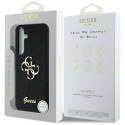 Guess Fixed Glitter Big 4G Metal Logo case for Samsung Galaxy S25 black