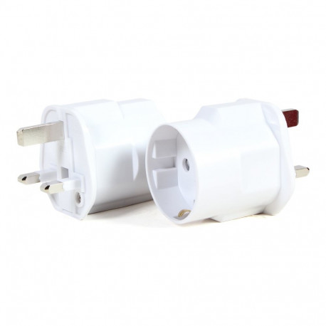 Cablexpert AC toiteadapter, EU Schuko pistikupesa UK pistik, 13 A | A-AC-EUFUKM-01 | toiteadapter