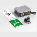 Powerbank 4smarts Lucid 3in1 Hybrid Charger 10000mAh 20W with built-in USB-C / Lightning cable silve
