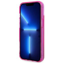 Karl Lagerfeld KLHCP14SLCKVF iPhone 14 / 15 / 13 6.1" roosa jäik ümbris Liquid Glitter Elong