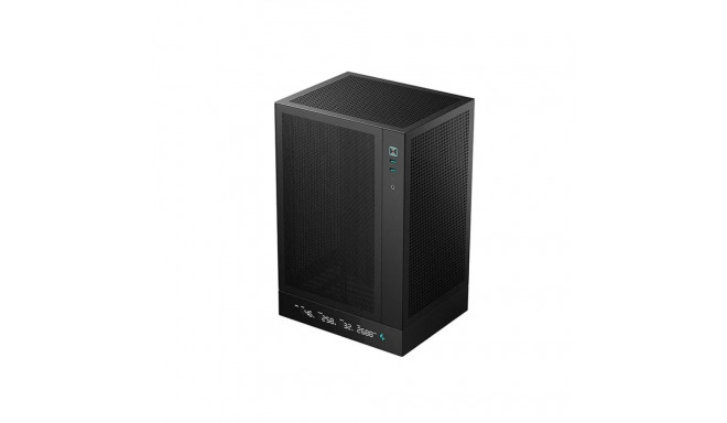 Deepcool PC mängukorpus CH170 DIGITAL must Mini ITX toiteplokk kaasas ei ATX PS2