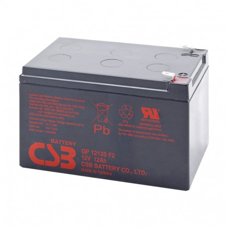 CSB Battery 12V 12Ah F2 pliiaku | GP12120