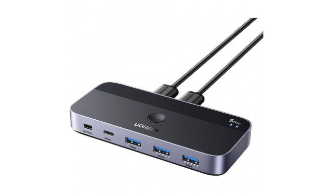 Ugreen Switch USB 3.0 UGREEN CM662, 2X4 out (black)
