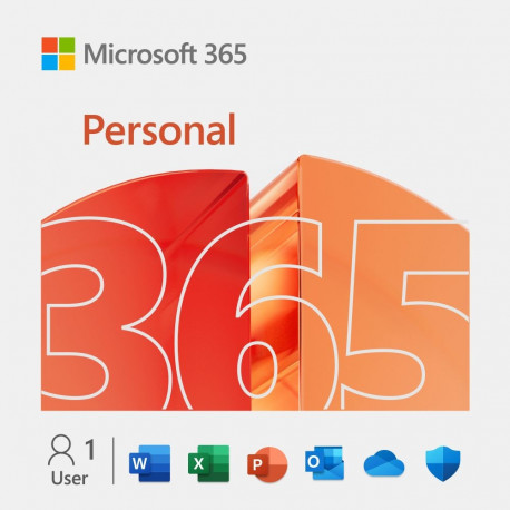 Microsoft | 365 Personal | QQ2-00012 | ESD | 1 PC/Mac user(s) | License term 1 year(s) | All Languag