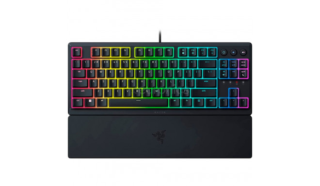 Razer Ornata V3 Tenkeyless, Low Profile Gaming Keyboard, US Layout, 8 Razer Chroma™ RGB Lighting Zon
