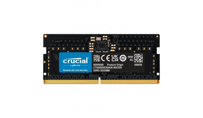 Crucial 8GB DDR5-5600 SODIMM CL46 (16Gbit)