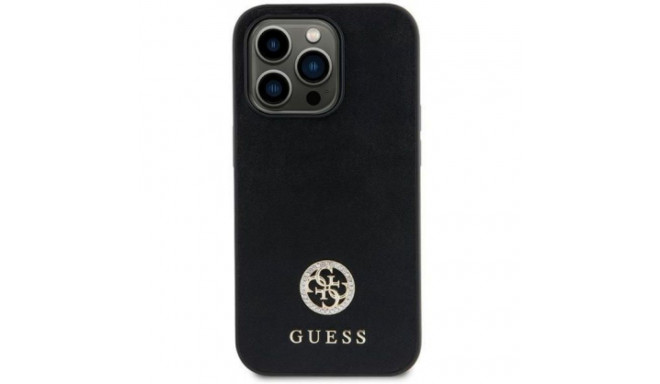 Guess "Hardcase Strass Metal Logo iPhone 15" Black