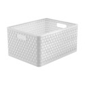 ROTHO STORAGE BOX COUNTRY A4 PLUS 28L WHITE