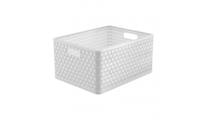 ROTHO STORAGE BOX COUNTRY A4 PLUS 28L WHITE