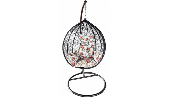 BESK Ar spilvenu, 95cm, melns