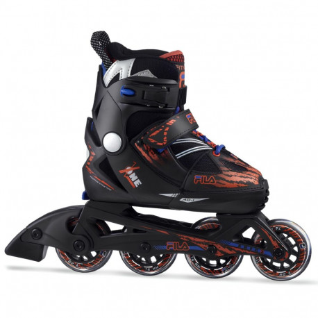Laste rulluisud Fila X-One (010618140) must/punane M (32-35)