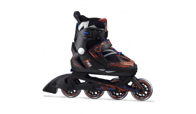Bērnu skrituļslidas Fila X-One (010618140) melns/sarkans M (32-35)