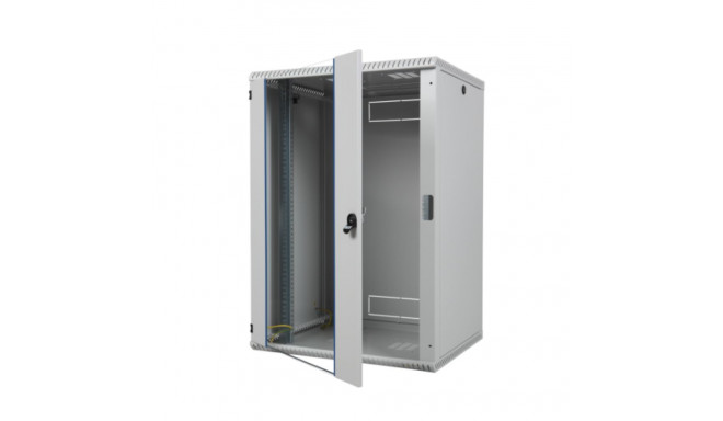 Seinakapp 15U 730x600x600 klaasuks, k,l,s, eemaldatavad küljed, TOP hall